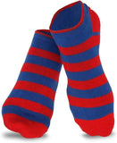 TeeHee Socks Women's 4th of July Cotton No Show I Love USA 6-Pack (11154)