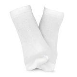 TeeHee Socks Men's Casual Polyester No Show White 12-Pack (10051)