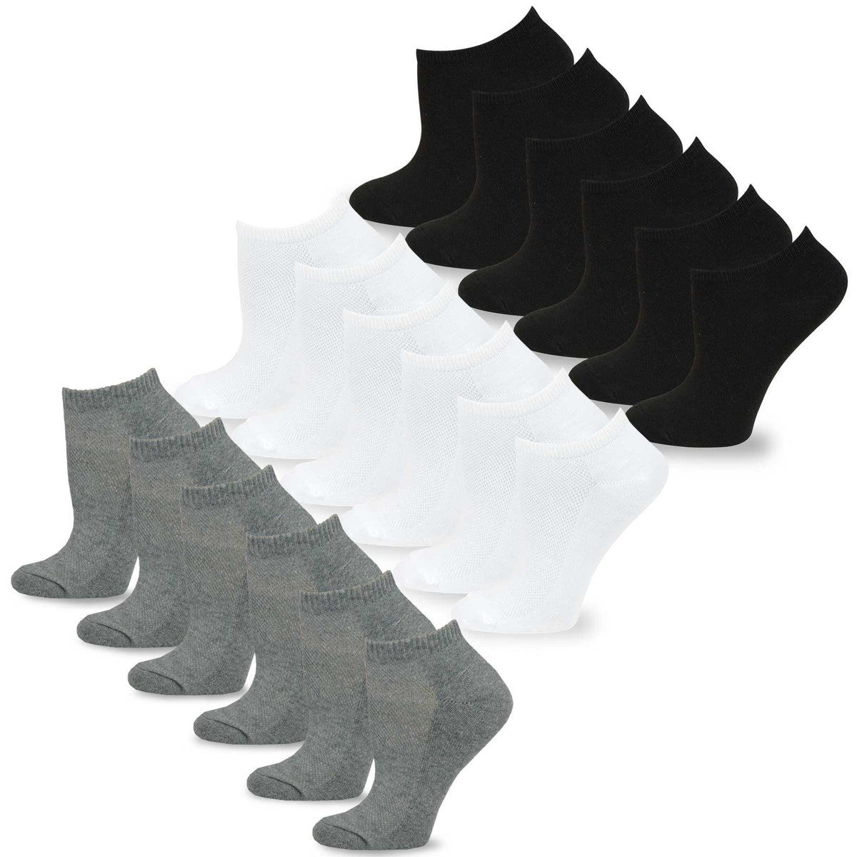 TeeHee Casual Everyday Low Cut Ankle Socks for Men, Sock