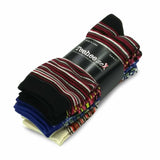 TeeHee Socks Women's Casual Polyester Crew Ministripe 6-Pack (11198)