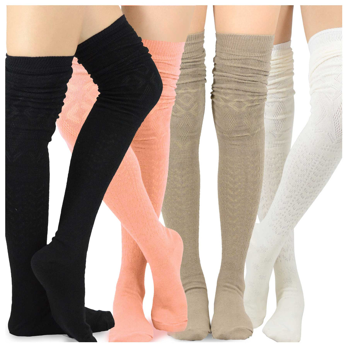 Nee High Socks Female Purge Outfit Womens Long Socks Bowknot Pure