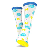 TeeHee Socks Women's Casual Polyester Crew Snowflake 12-Pack (1163536)