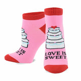 TeeHee Wedding Cotton No Show Socks for Women and Men 6-Pack (9-11, Weddings W ) - TeeHee Socks