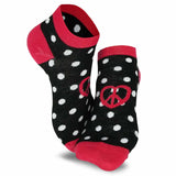 TeeHee Socks Women's Casual Polyester No Show Hearts and Stripes 18-Pack (12063)