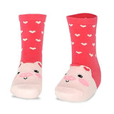 TeeHee Little Girls Cotton Basic Crew Socks 12 Pair Pack (202527)