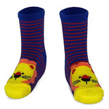 TeeHee Little Boys and Toddler Cotton Crew Socks 12 Pair Pack Gift Box (203537)
