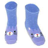 TeeHee Little Girls Cotton Basic Crew Socks 12 Pair Pack (202527)