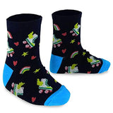 TeeHee Little Girls Cotton Basic Crew Socks 12 Pair Pack (202627)