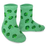 TeeHee Little Girls Cotton Basic Crew Socks 12 Pair Pack (202627)