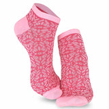 TeeHee Socks Women's Casual Polyester No Show Floral In and Out 6-Pack (6002)