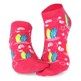 TeeHee Women's Colorful Fun Novelty Cotton Low Cut Ankle Socks with Gift Box - 20 Pair Pack (Floral) (12069)