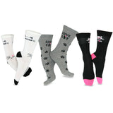 TeeHee Fun Dog and Cat Novelty Crew and Knee Hi Socks for Women and Men (N2116CAT)