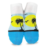 TeeHee Women's Colorful Fun Novelty Cotton Low Cut Ankle Socks with Gift Box - 20 Pair Pack (Floral) (12069)