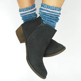 TeeHee Socks Women's Warmer Wool Crew Assorted 3-Pack (R2007)