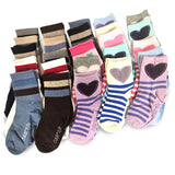 Wholesale Lot Sale 25 Pairs of Various Mixed Crew Socks for Little Kids 3-5 Years Unisex (10000)