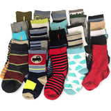 Wholesale Lot Sale 25 Pairs of Various Mixed Crew Socks for Little Kids 3-5 Years Unisex (10000)