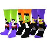 TeeHee Socks Women's Halloween Polyester Crew Assorted 3-Pack (10538)