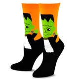 TeeHee Socks Women's Halloween Polyester Crew Assorted 3-Pack (10538)