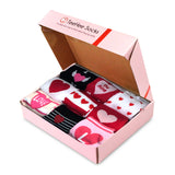 TeeHee Socks Women's Valentine Knee High Assorted 9-Pack Gift Box (12143)