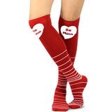 TeeHee Socks Women's Valentine Knee High Assorted 9-Pack Gift Box (12143)