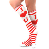 TeeHee Socks Women's Valentine Knee High Assorted 9-Pack Gift Box (12143)