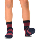 TeeHee Socks Kid's Casual Cotton Short Crew Rugby Stripes 6-Pack (70272)