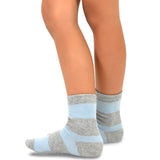 TeeHee Socks Kid's Casual Cotton Short Crew Rugby Stripes 6-Pack (70272)