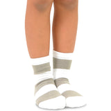 TeeHee Socks Kid's Casual Cotton Short Crew Rugby Stripes 6-Pack (70272)