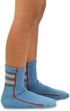 TeeHee Socks Kid's Casual Cotton Short Crew Multi Sports Stripe 6-Pack (70648)