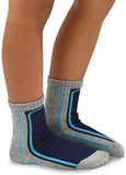 TeeHee Socks Little Boy's Casual Cotton Short Crew Bold Line 6-Pack (70876)