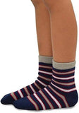 TeeHee Socks Little Boy's Casual Cotton Short Crew Stripe 6-Pack (70877)