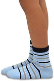 TeeHee Socks Little Boy's Casual Cotton Short Crew Stripe 6-Pack (70877)