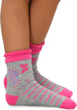 TeeHee Socks Little Girl's Casual Cotton Short Crew Butterfly 6-Pack (70923)