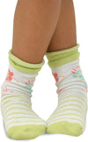 TeeHee Socks Little Girl's Casual Cotton Short Crew Butterfly 6-Pack (70923)