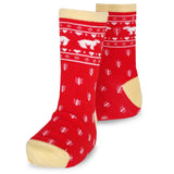 TeeHee Christmas Holiday Novelty Little Kids Crew Socks 3-Pair Tree-Bear-Snowflake (K2201)