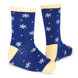 TeeHee Christmas Holiday Novelty Little Kids Crew Socks 3-Pair Tree-Bear-Snowflake (K2201)