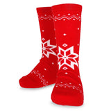 TeeHee Christmas Holiday Novelty Little Kids Crew Socks 4-Pair Teddy Bear-Candy Cane-Reindeer (K2203)