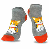 TeeHee Women's Colorful Fun Novelty Low Cut Ankle Socks - 12 Pair Pack (Pet-Animal) (N2003)