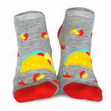 TeeHee Women's Colorful Fun Novelty Low Cut Ankle Socks - 12 Pair Pack (Food-Letter) (N2005)