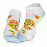 TeeHee Women's Colorful Fun Novelty Low Cut Ankle Socks - 12 Pair Pack (Food-Letter) (N2005)