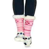 TeeHee Socks Women's Double Layered Polyester Assorted Crew 3-Pack (R1299)