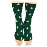 TeeHee Christmas and Holiday Fun Novelty Crew Socks for Women 3-Pairs (9-11, Tree-Bear-Snowflake) (2201)