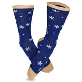 TeeHee Christmas and Holiday Fun Novelty Crew Socks for Women 3-Pairs (9-11, Tree-Bear-Snowflake) (2201)