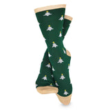 TeeHee Christmas and Holiday Fun Novelty Crew Socks for Women 3-Pairs (9-11, Tree-Bear-Snowflake) (2201)