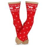 TeeHee Christmas and Holiday Fun Novelty Crew Socks for Women 3-Pairs (9-11, Tree-Bear-Snowflake) (2201)