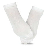 TeeHee Socks Women's Casual Polyester No Show White 6-Pack (10051)