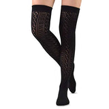 TeeHee Socks Women's Delicated Pattern Acrylic Over  The Knee High Assorted 3-Pack (10862)