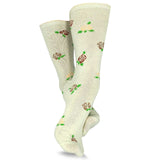 TeeHee Socks Women's Casual Polyester Crew Flower 12-Pack (1119697)