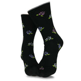 TeeHee Socks Women's Casual Polyester Crew Flower 12-Pack (1119697)