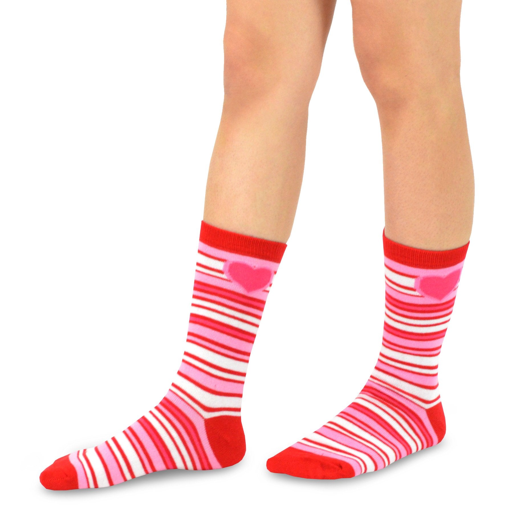6 Pair Crew Socks for Women Heart Shape Ankle High Cotton Fun Cute Athletic  Running Socks Valentine's Day Gifts for Women Size 9-11 Teens, White :  : Clothing, Shoes & Accessories